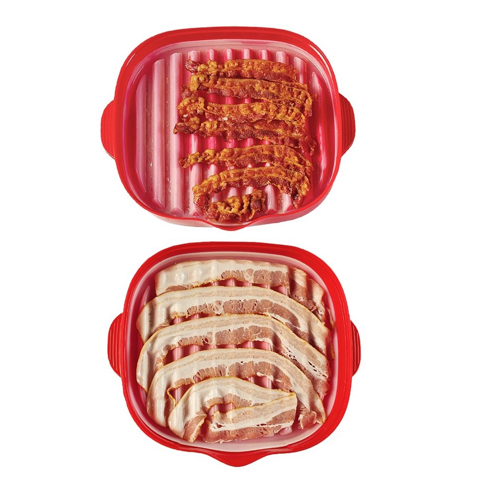 China Easy to Clean Microwave Bacon Dish Manufacturers